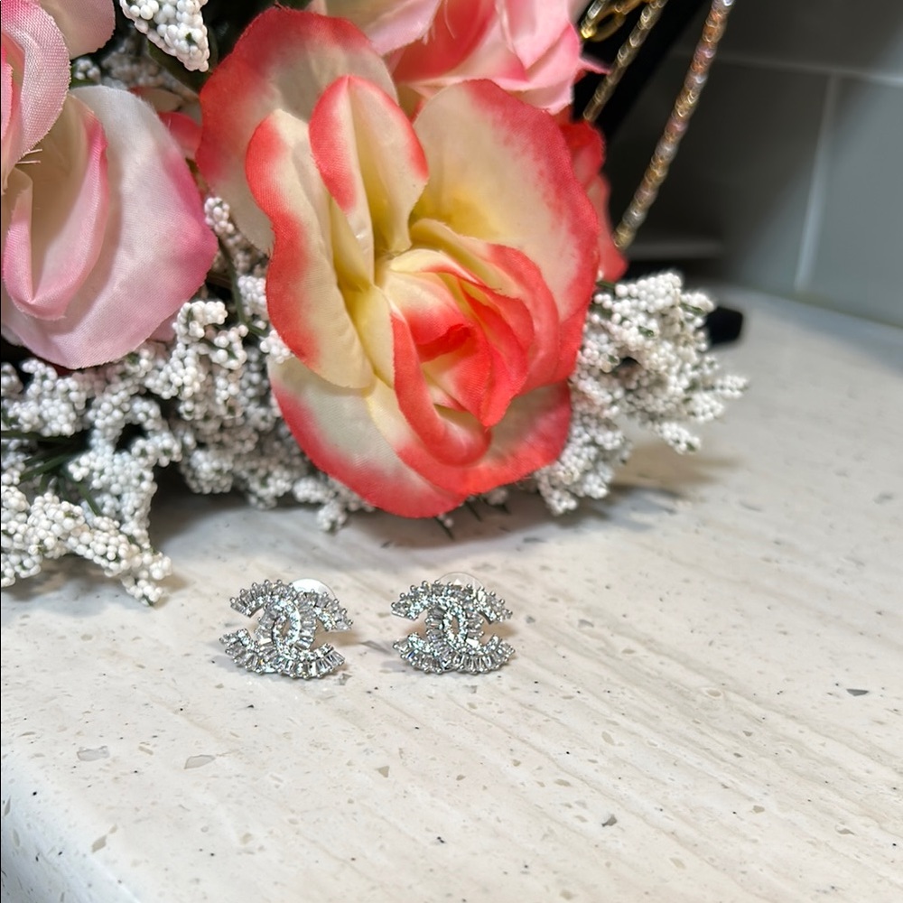 Elegant Silver Stud Earrings